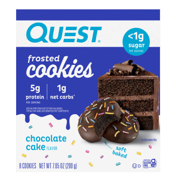 Quest Nutrition Frosted Cookies 8x25g Chocolate Cake