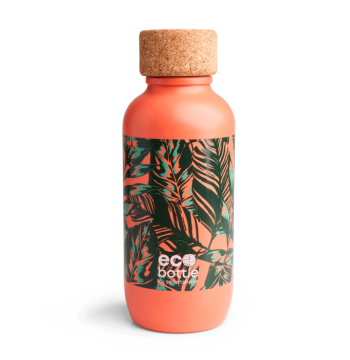 Smartshake Eco Bottle 650ml Coral Leaves