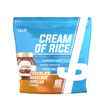 Trained By JP Cream Of Rice 2kg Chocolate Hazelnut